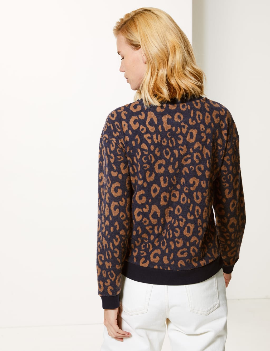Animal print sweatshirt womens best sale