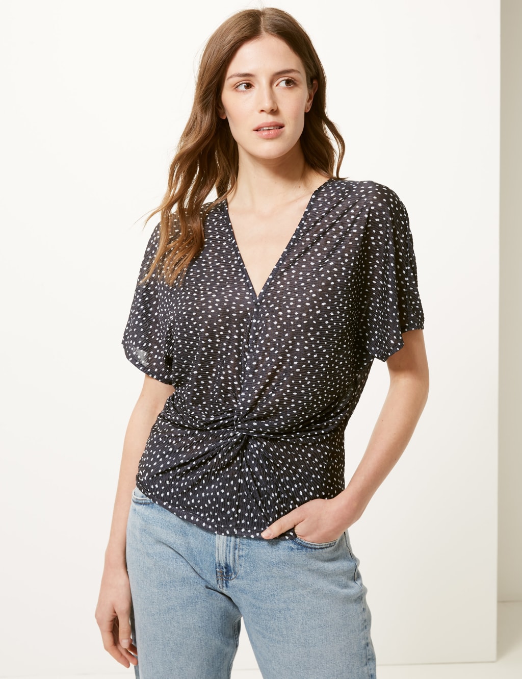 M&s polka dot blouse new arrivals