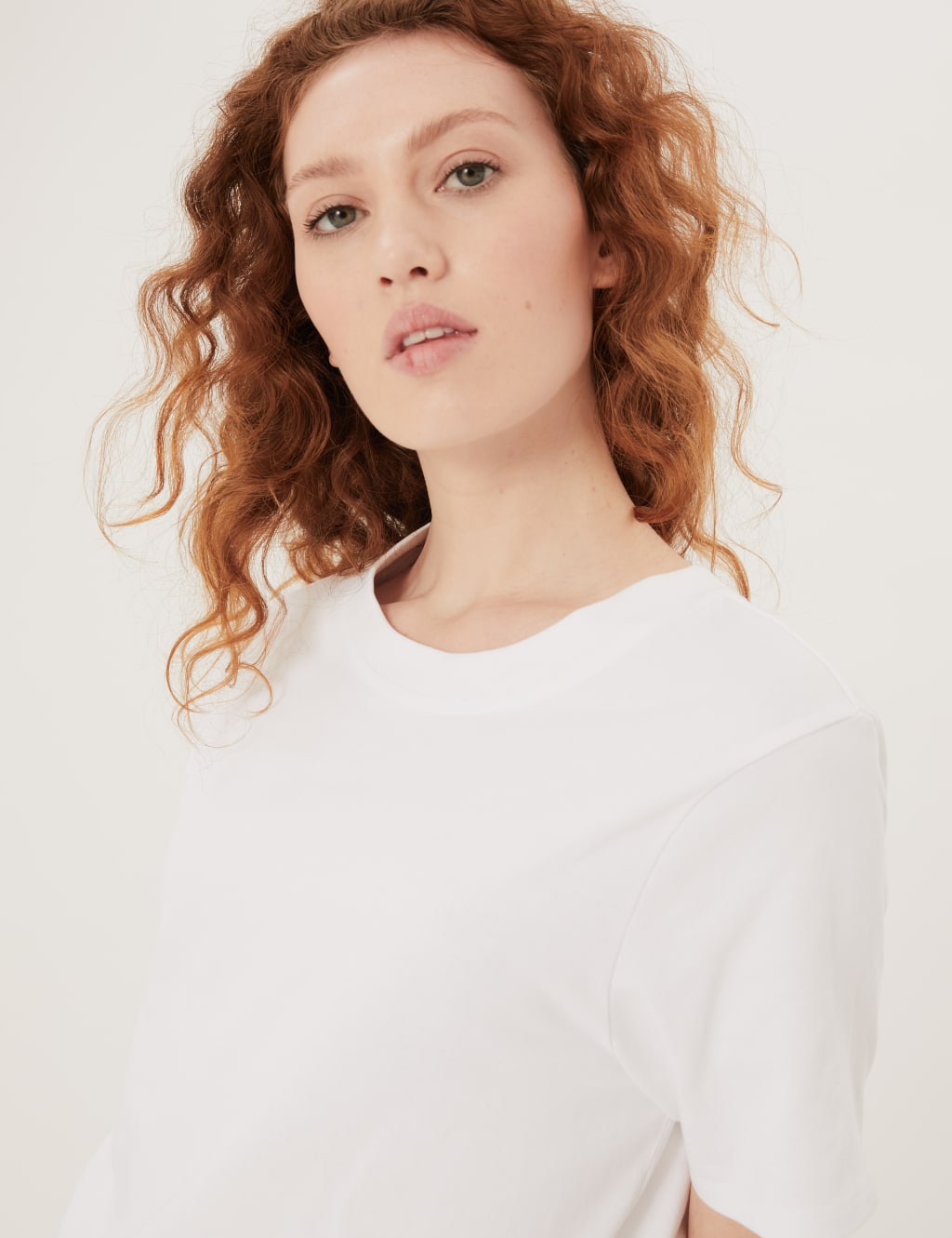 Pure Cotton Crew Neck T-Shirt 3 of 5