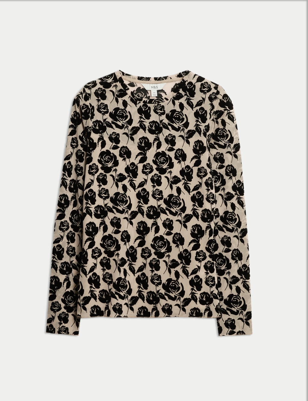 Printed Mesh Jersey Top 2 of 5
