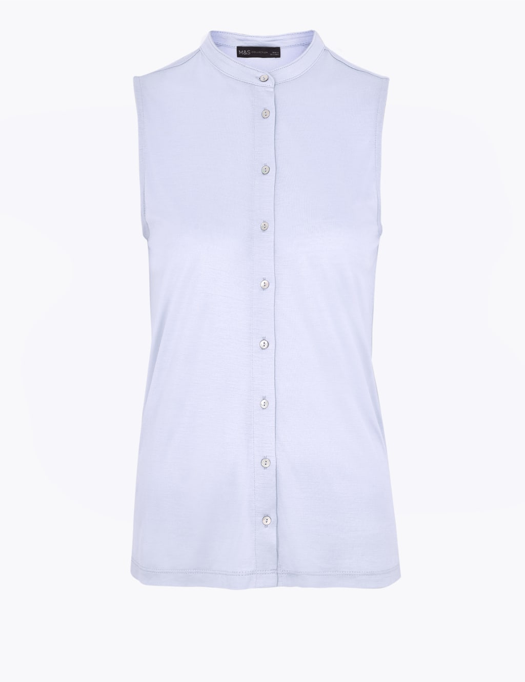 Jersey Longline Sleeveless Shirt 2 of 4