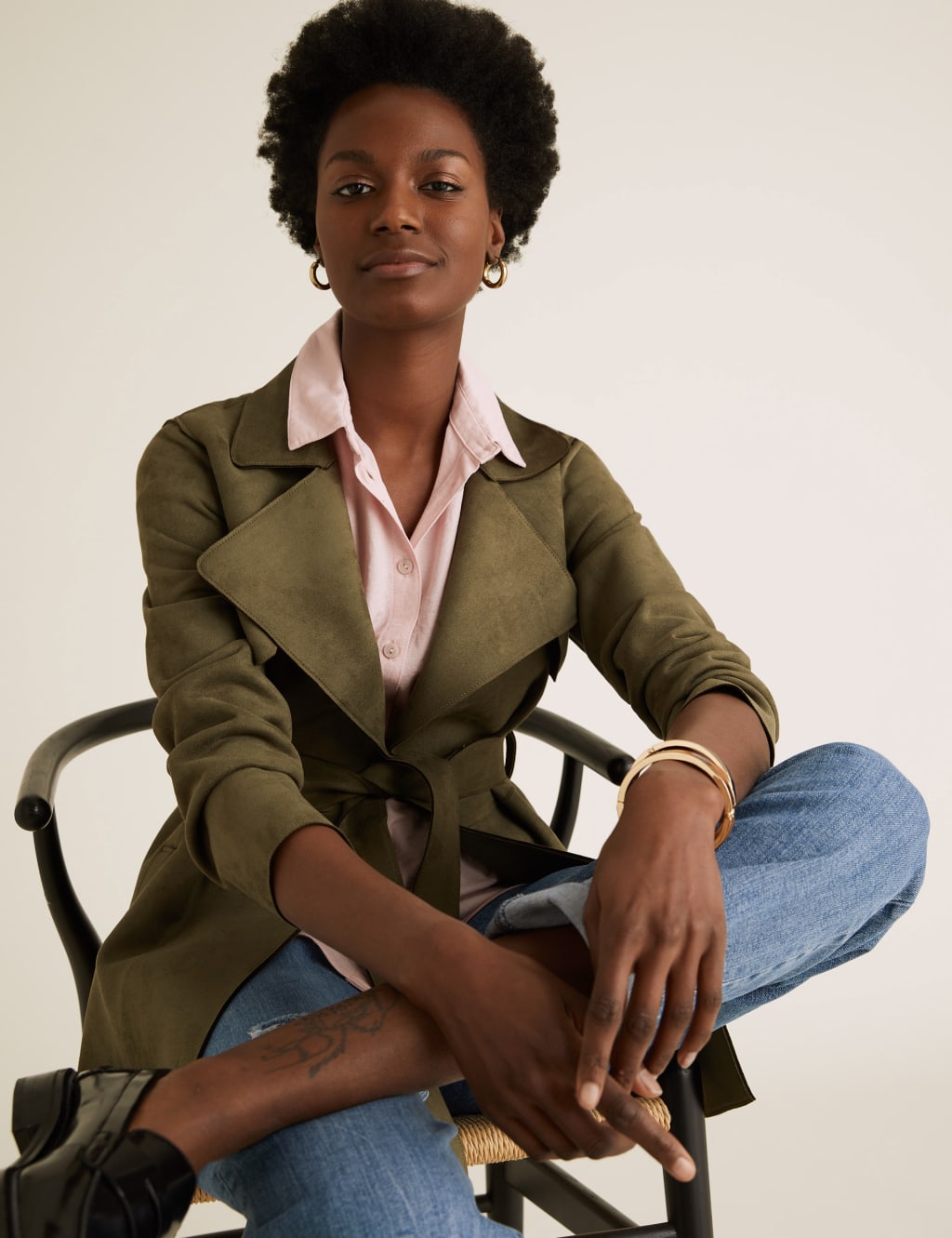 Jersey Collared Relaxed Short Sleeve Shirt 3 of 5