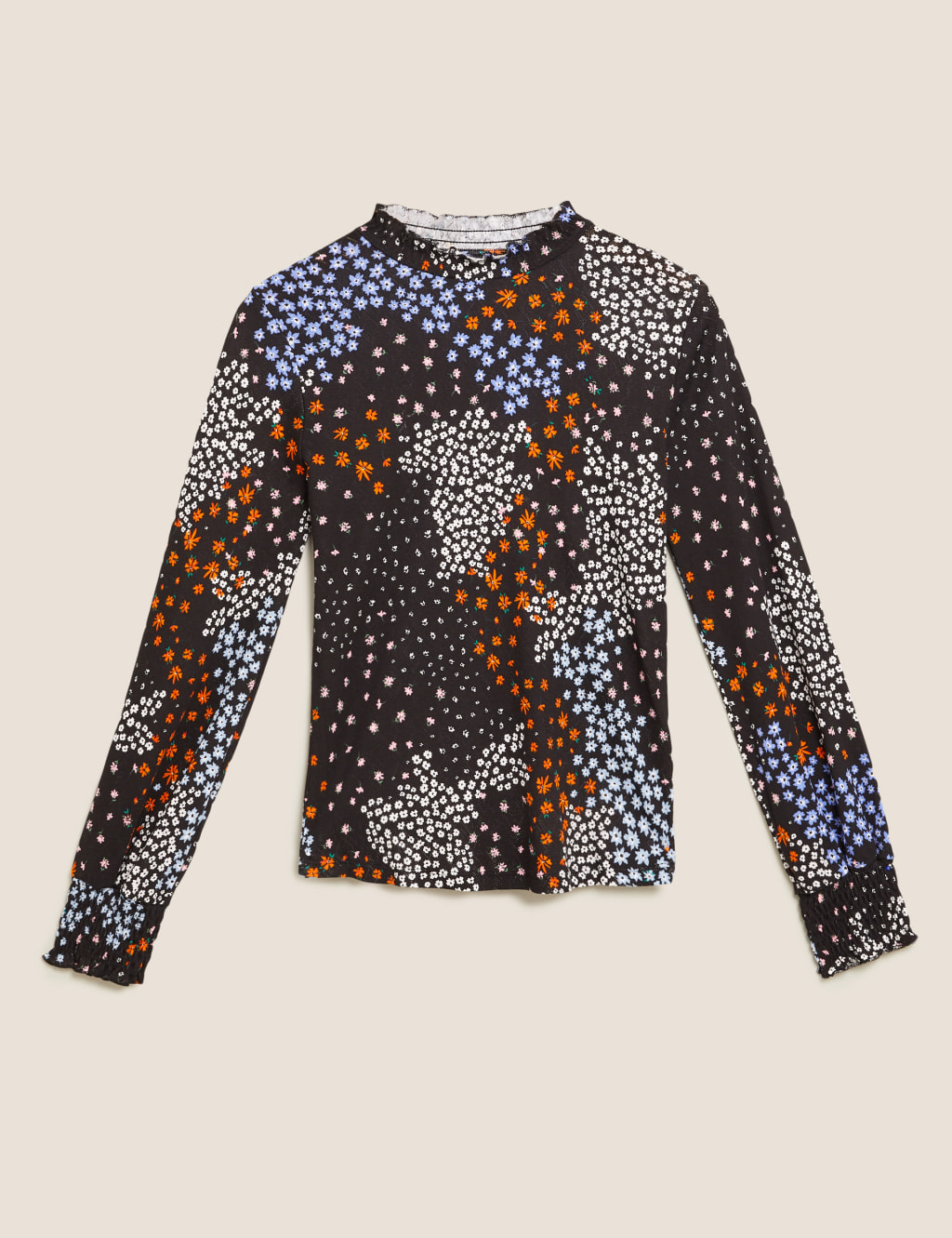 Pure Cotton Floral Regular Fit Top 2 of 4