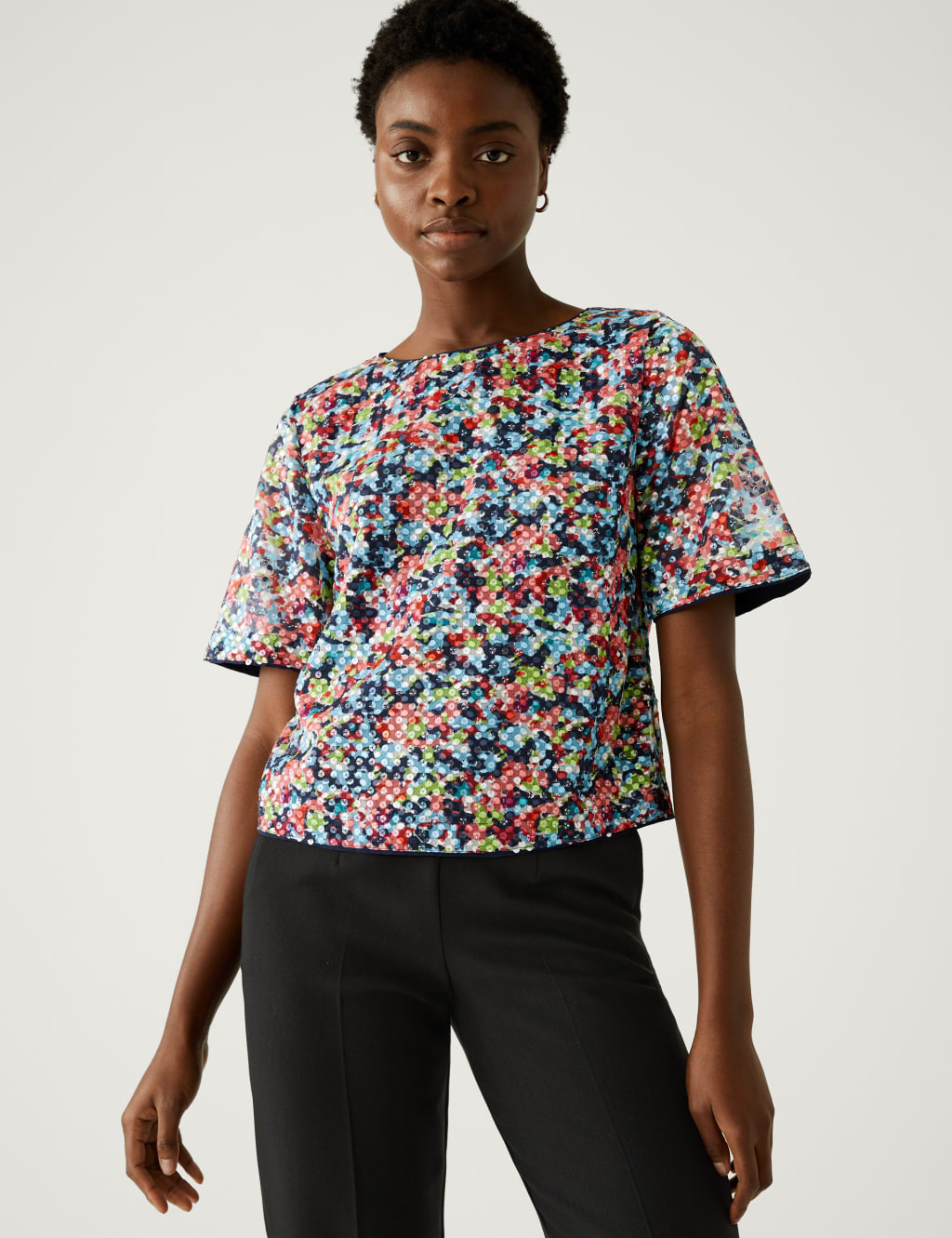 Jersey Sequin T-Shirt 4 of 5