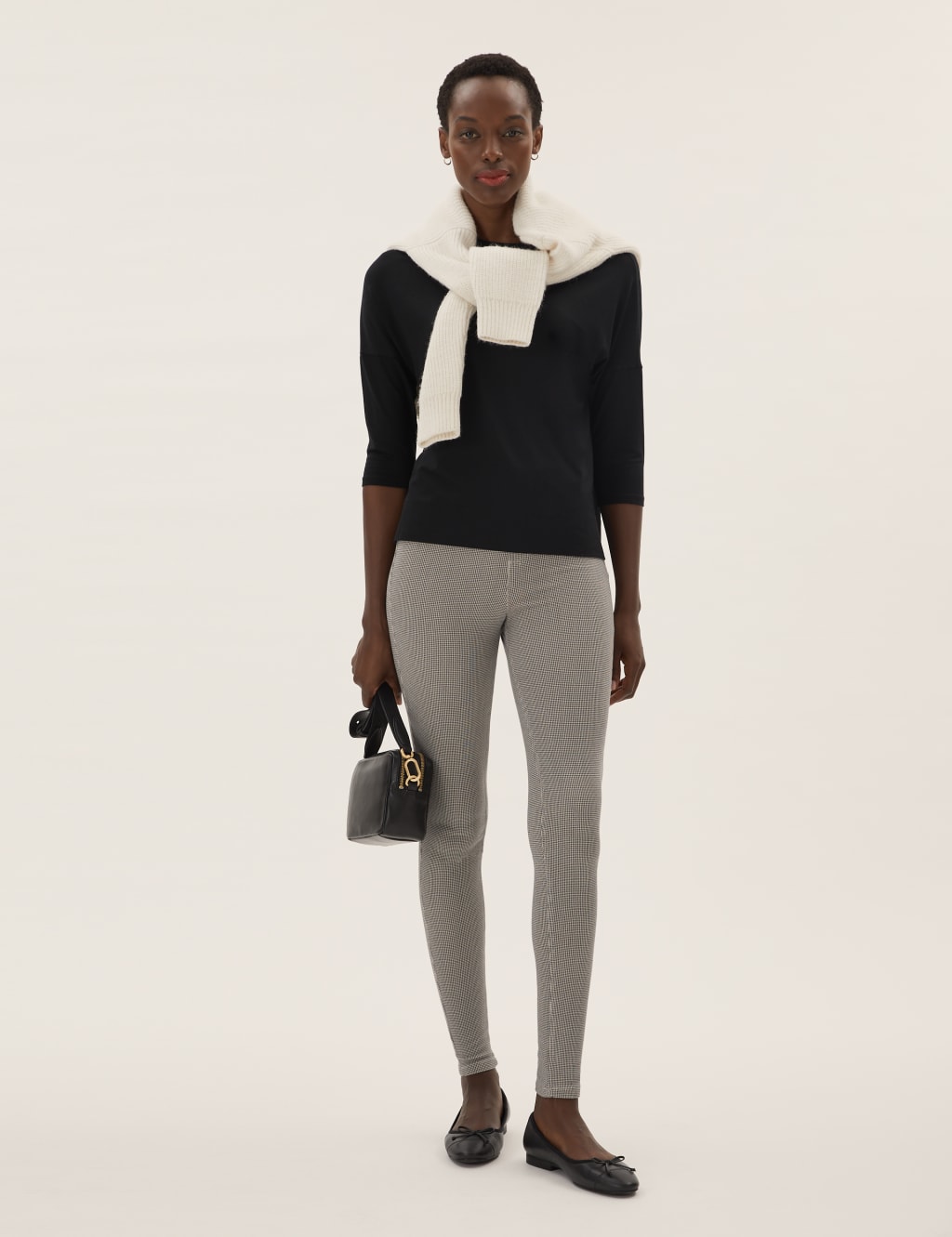Modal Rich Regular Fit 3/4 Sleeve Top 1 of 4