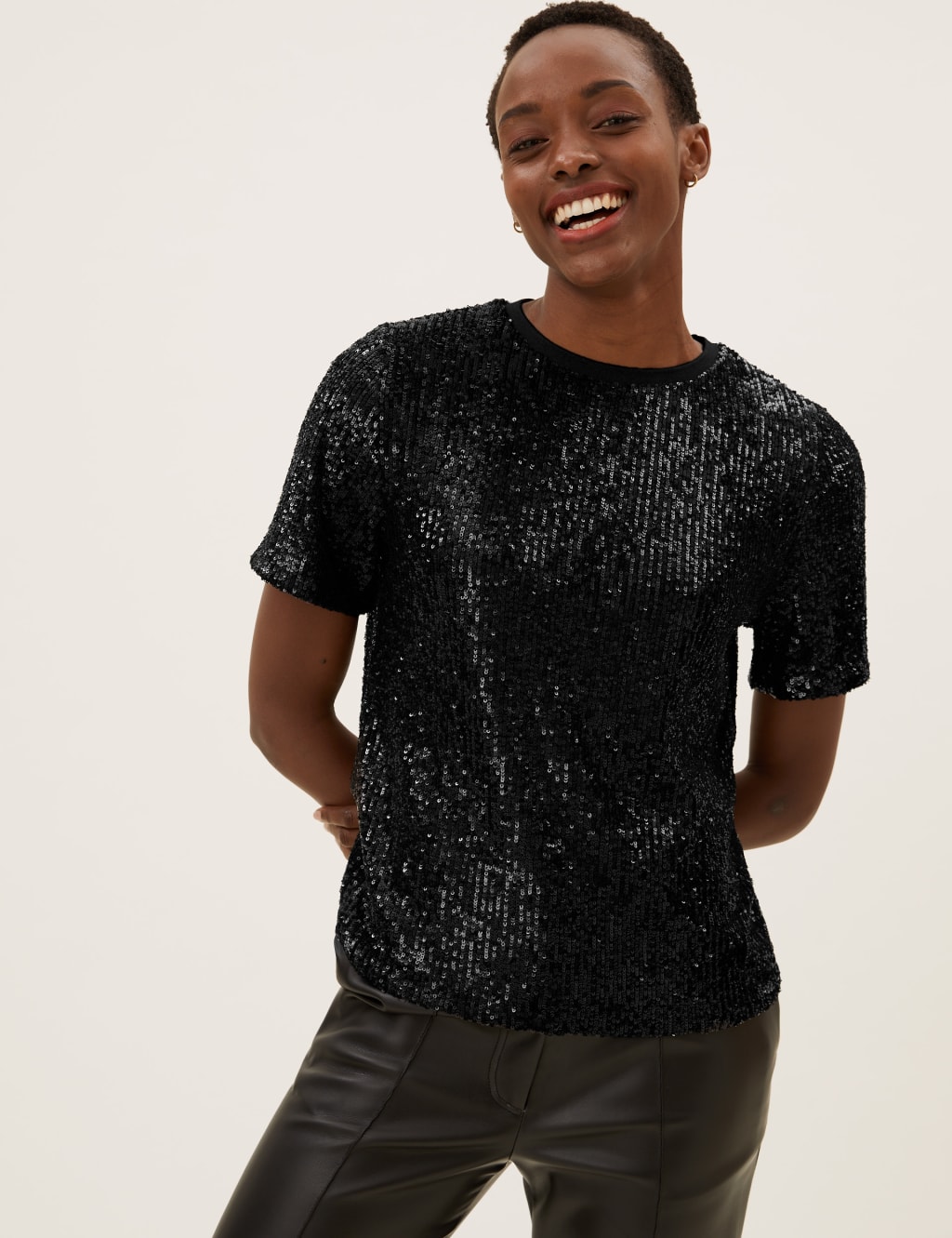 Sequin Regular Fit T-Shirt 1 of 6
