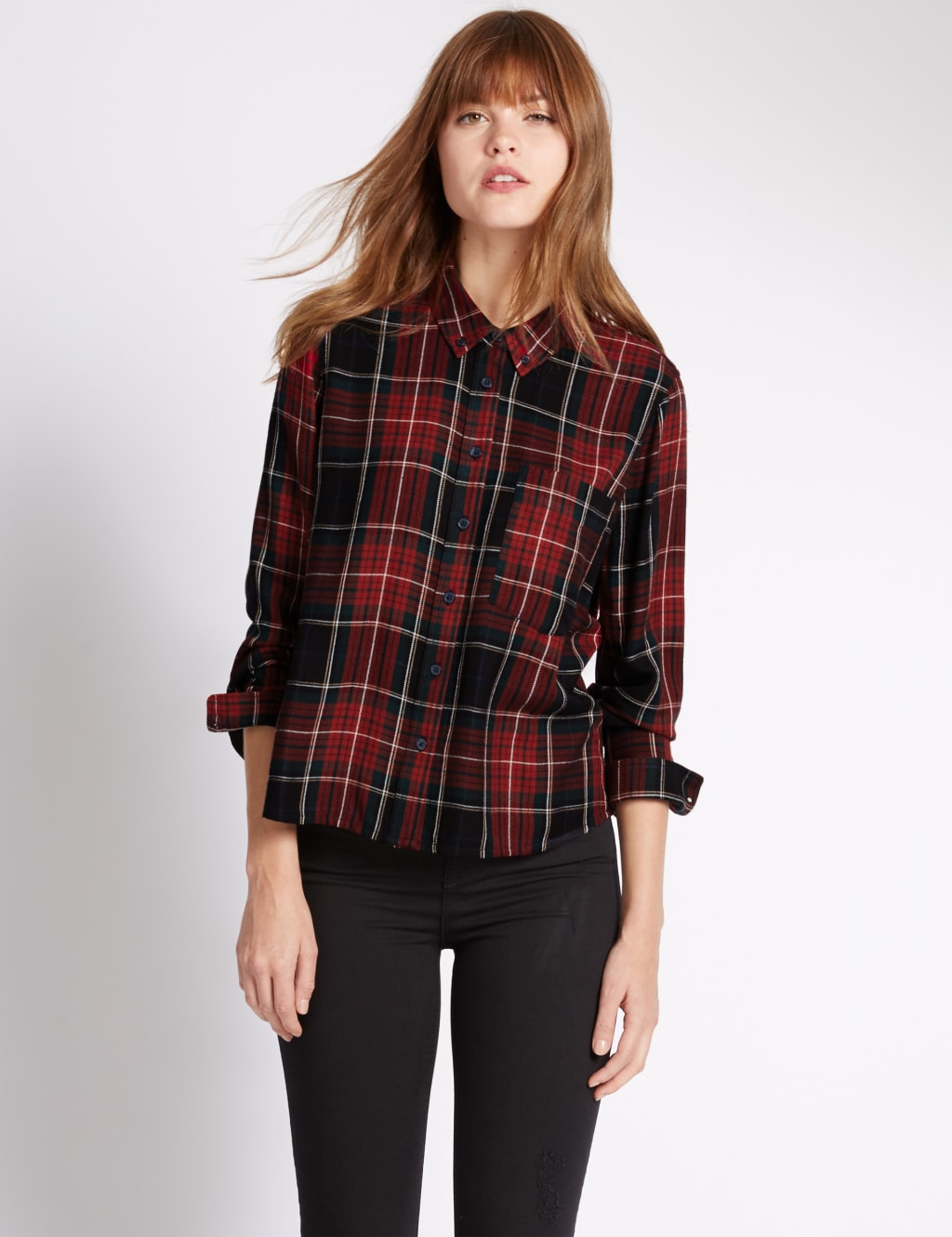 Boxy Checked Shirt 1 of 4