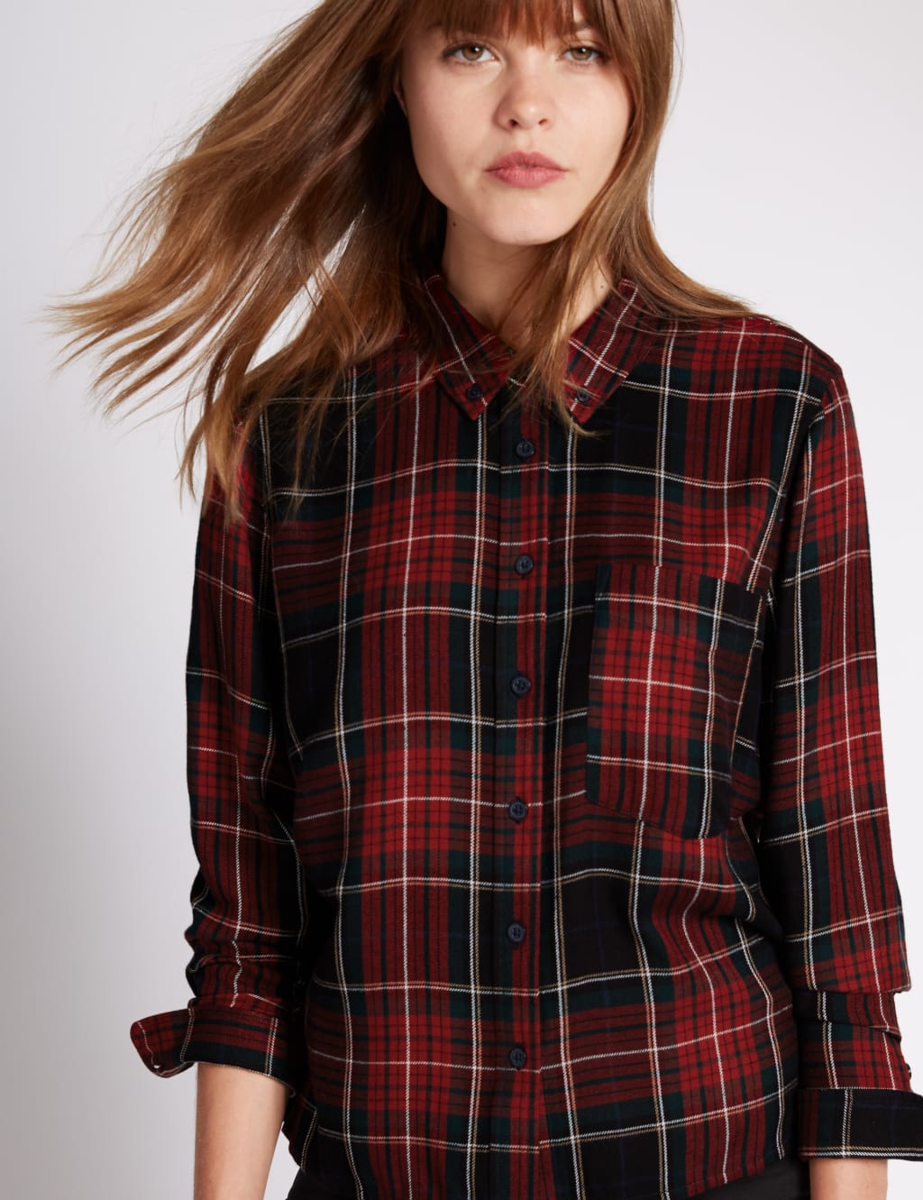 Boxy Checked Shirt 4 of 4
