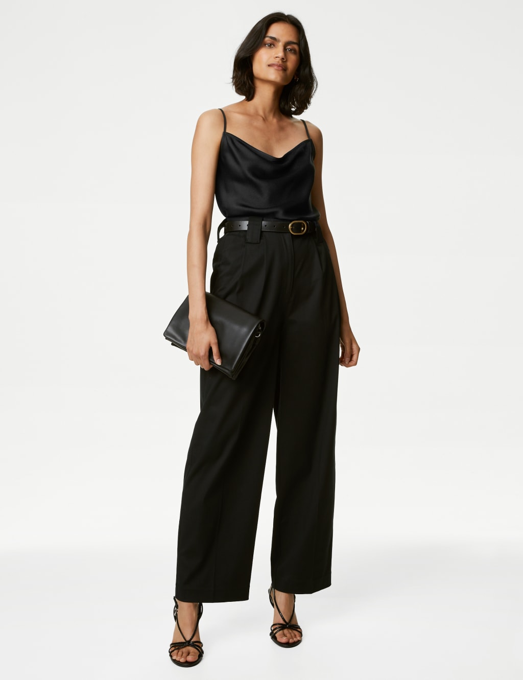 Satin Cowl Neck Cami Top 5 of 6