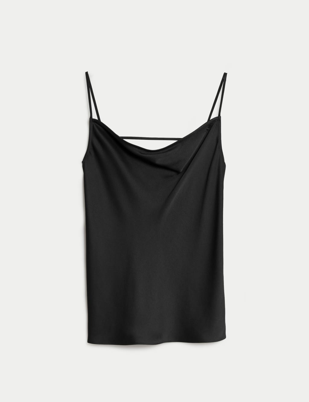 Satin Cowl Neck Cami Top 2 of 6