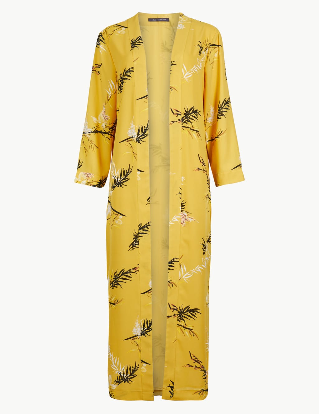 Printed 3/4 Sleeve Kimono 2 of 4