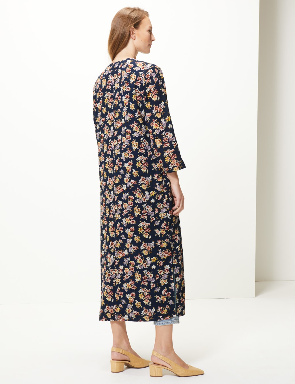 Printed Long Sleeve Kimono 4 of 4
