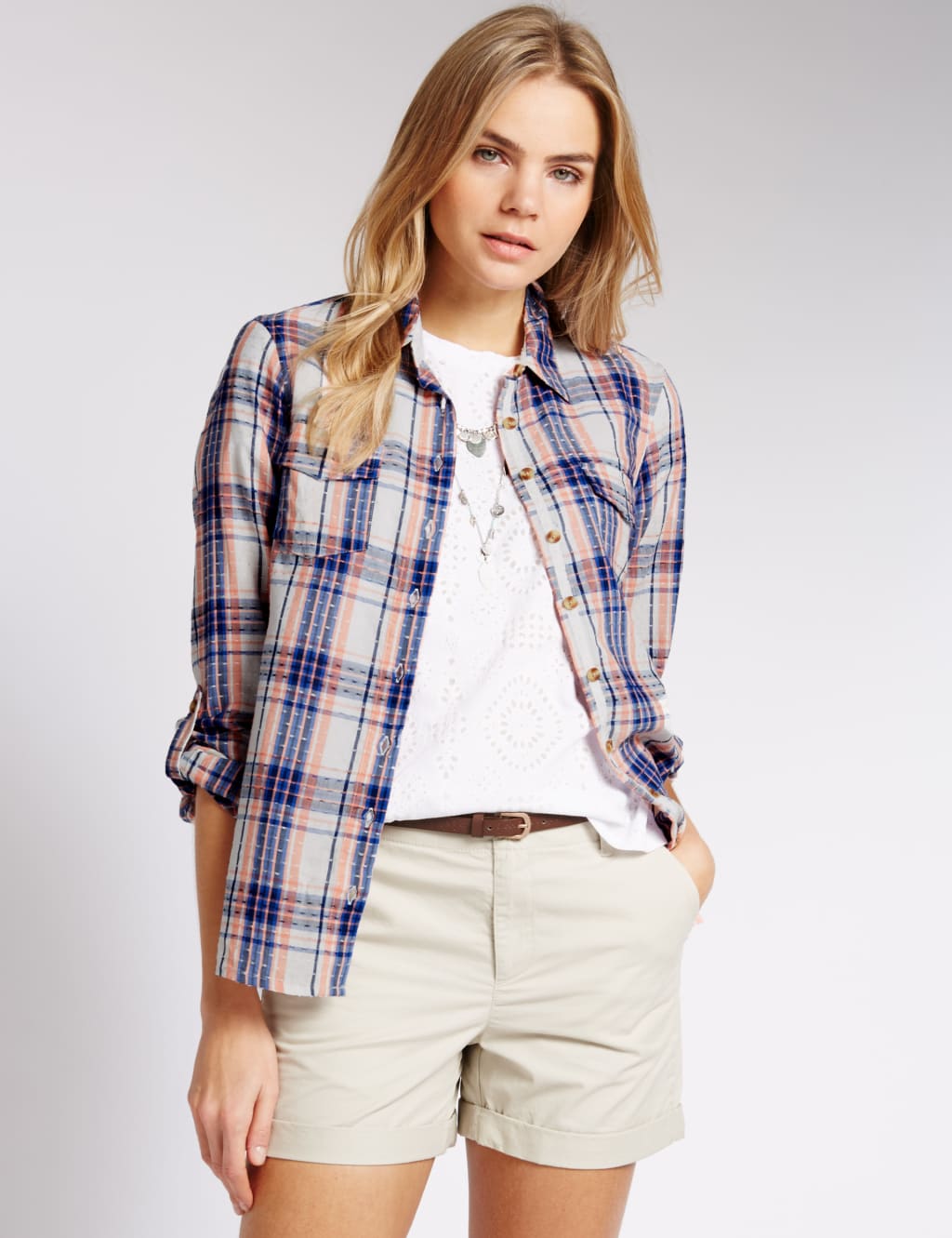 Twin Pockets Caravan Checked Shirt 1 of 3