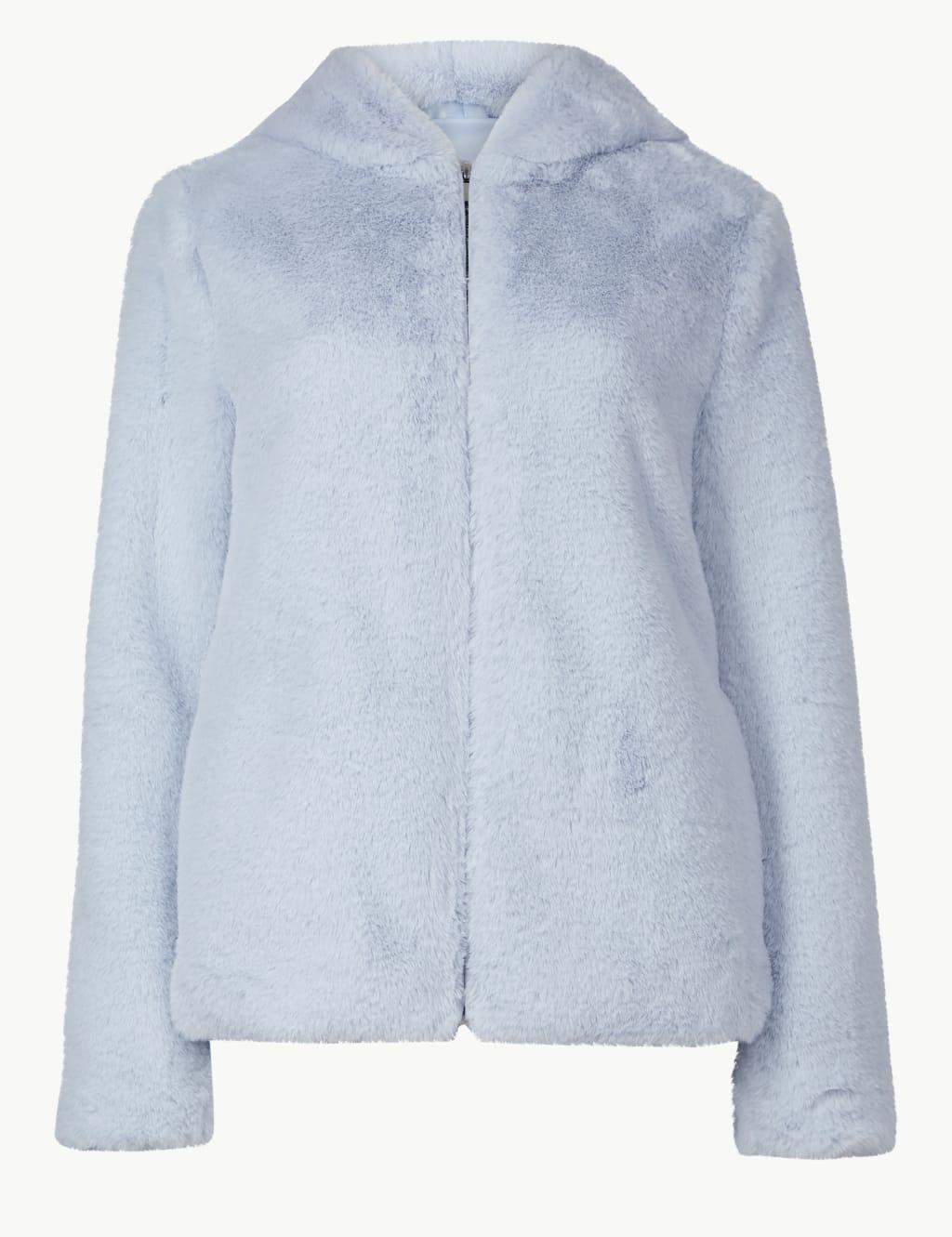 Hooded Faux Fur Jacket 2 of 5