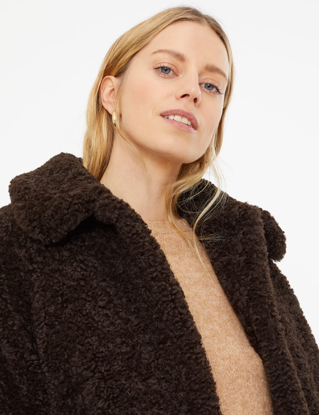 Marks and spencer teddy coat top