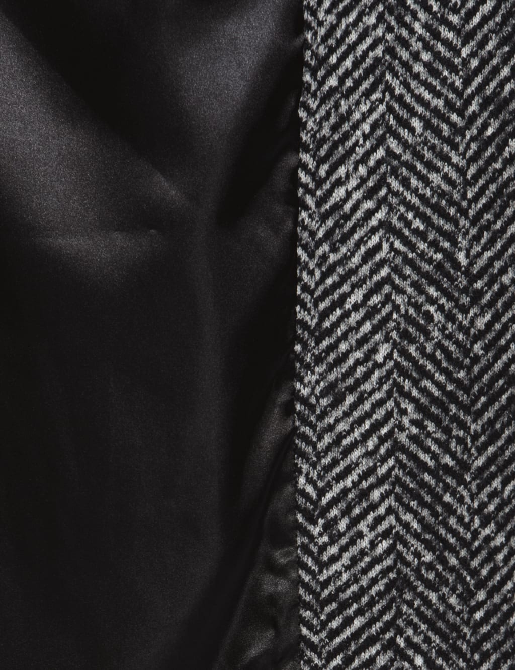 Wool Blend Herringbone Long Belted Double Breasted Coat M S Collection M S
