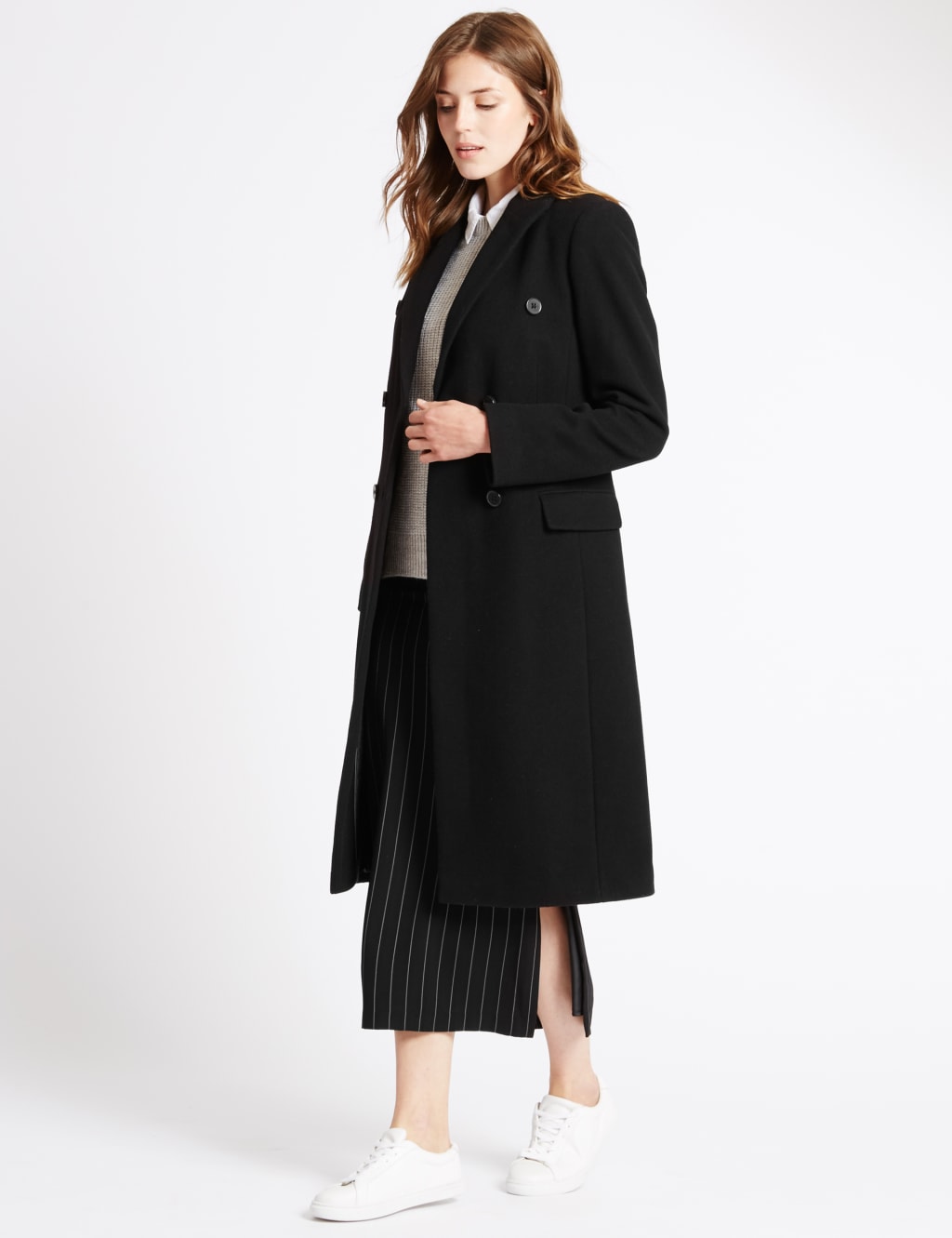 M&s crombie coat cheap