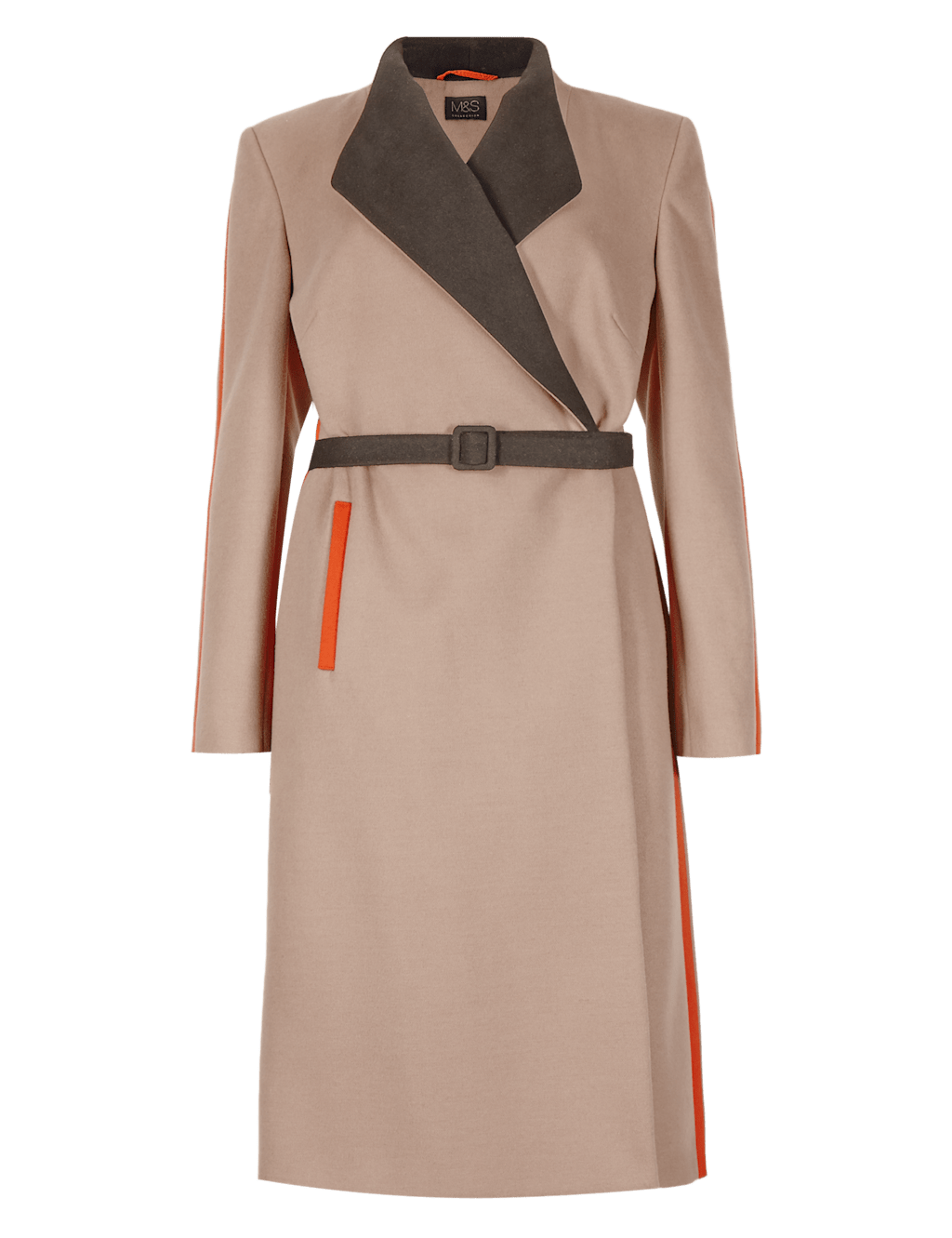 Collared Neck Overcoat 2 of 6