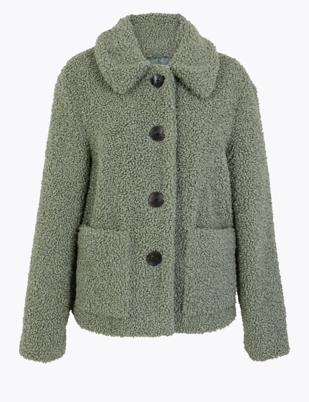 M&s teddy bear coat top