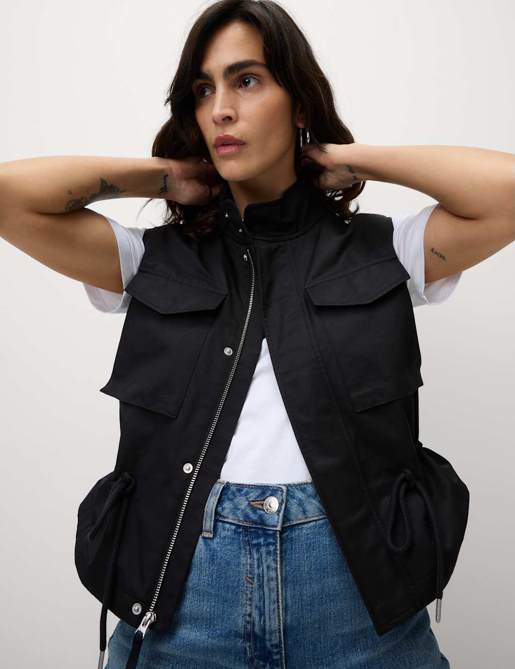 Cotton Rich Utility Gilet 1 of 7