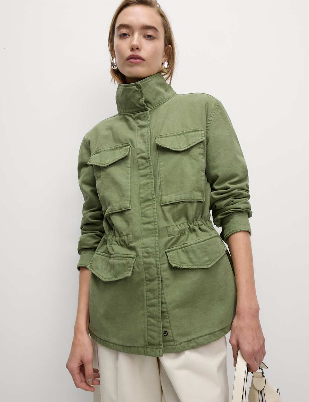 Pure Cotton Lightweight Utility Jacket 5 of 6