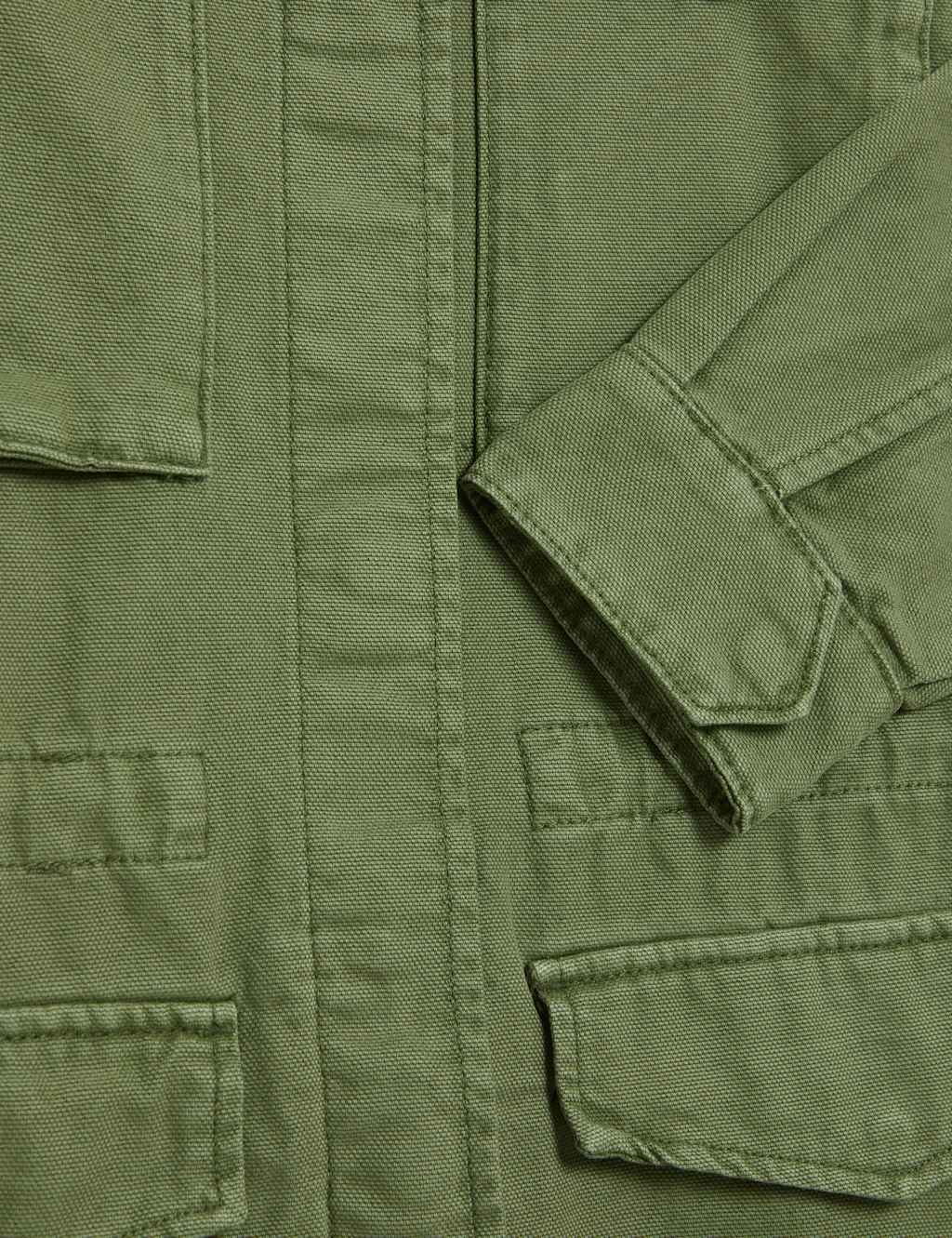 Pure Cotton Lightweight Utility Jacket 6 of 6