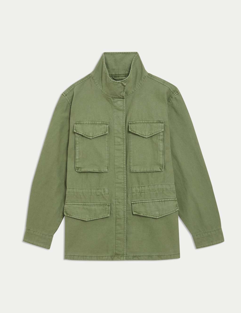 Pure Cotton Lightweight Utility Jacket 2 of 6