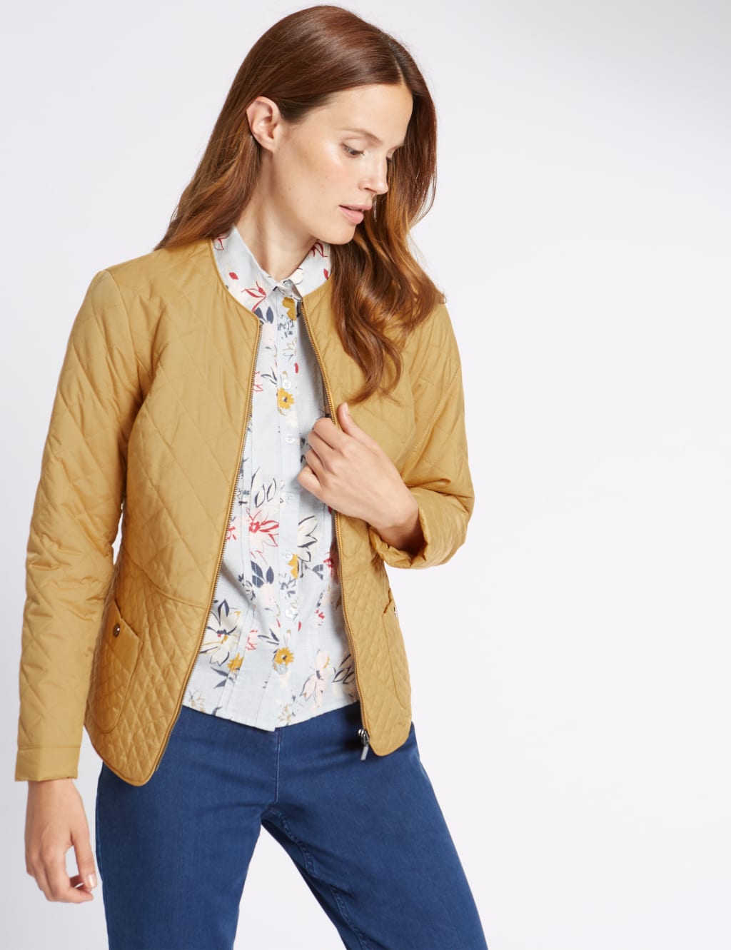 Quilted Zip Through Jacket with Stormwear Classic M S