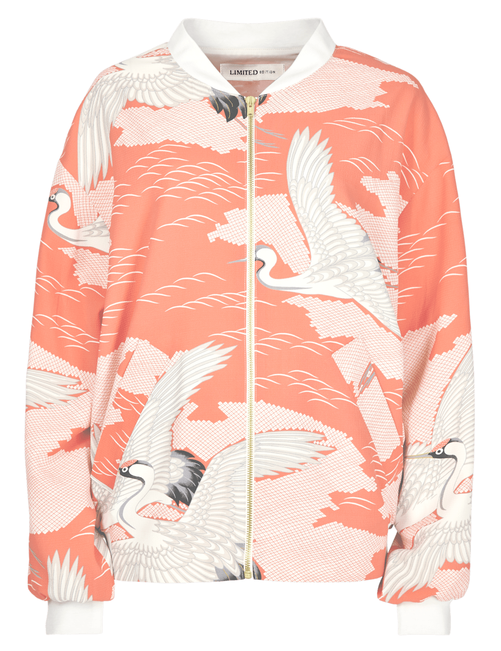 Stork Print Bomber Jacket 2 of 6
