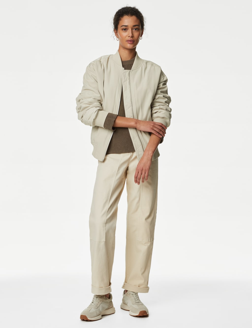 Cloth bomber jacket store