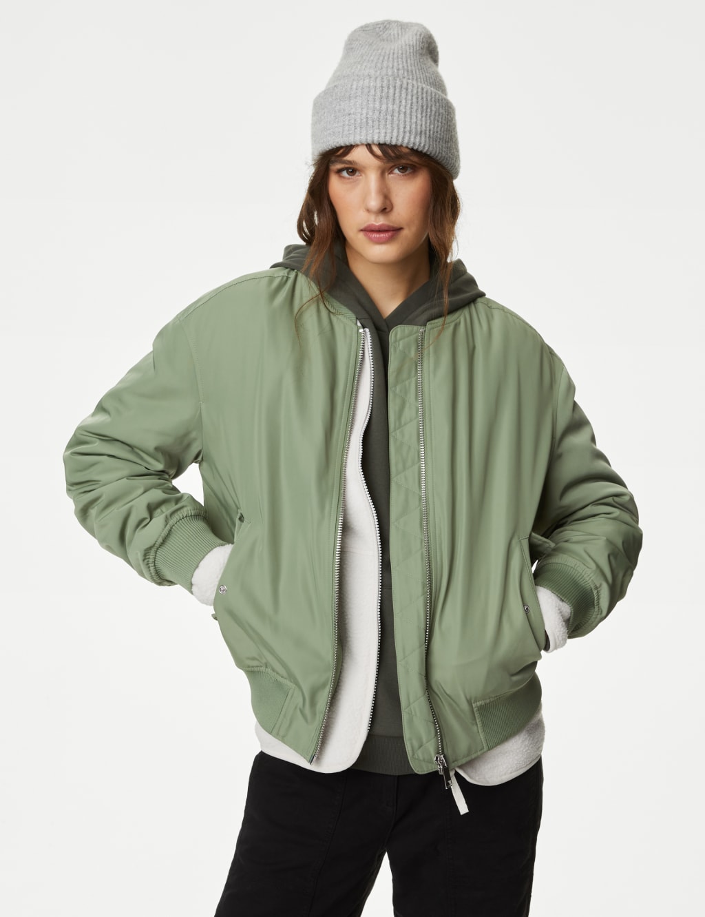 M&s bomber jacket womens store