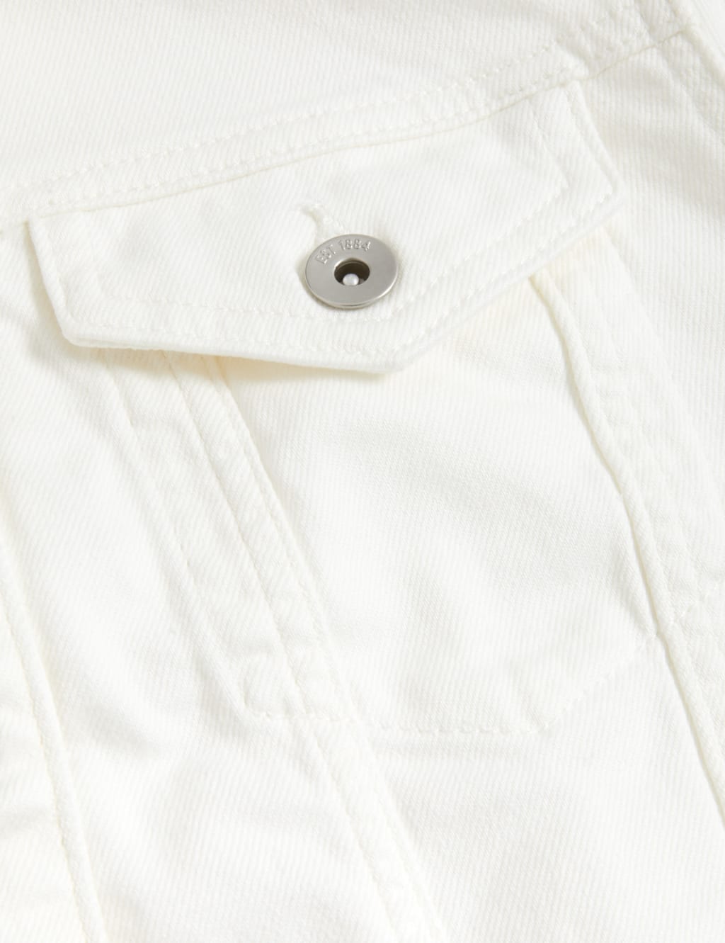 White denim jacket marks and spencer hot sale