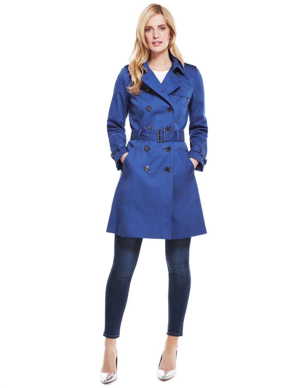 Pure Cotton Trench Mac with Stormwear™ 1 of 4