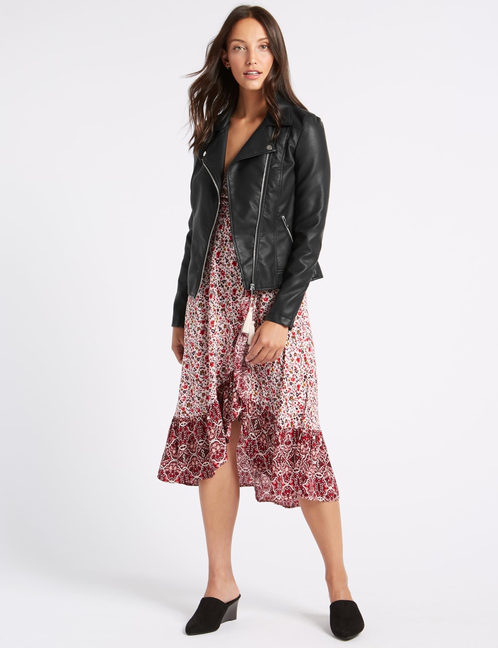 M&s ladies biker jacket shop