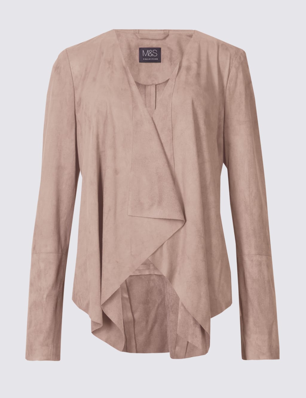 Suedette Waterfall Jacket M S Collection M S