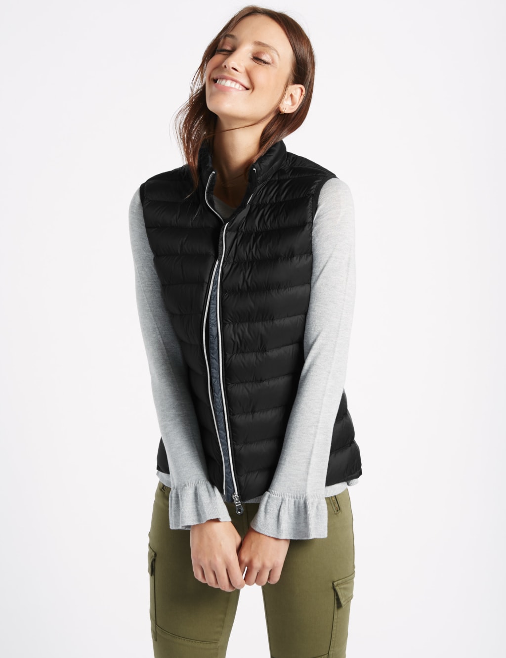 M&s down gilet sales