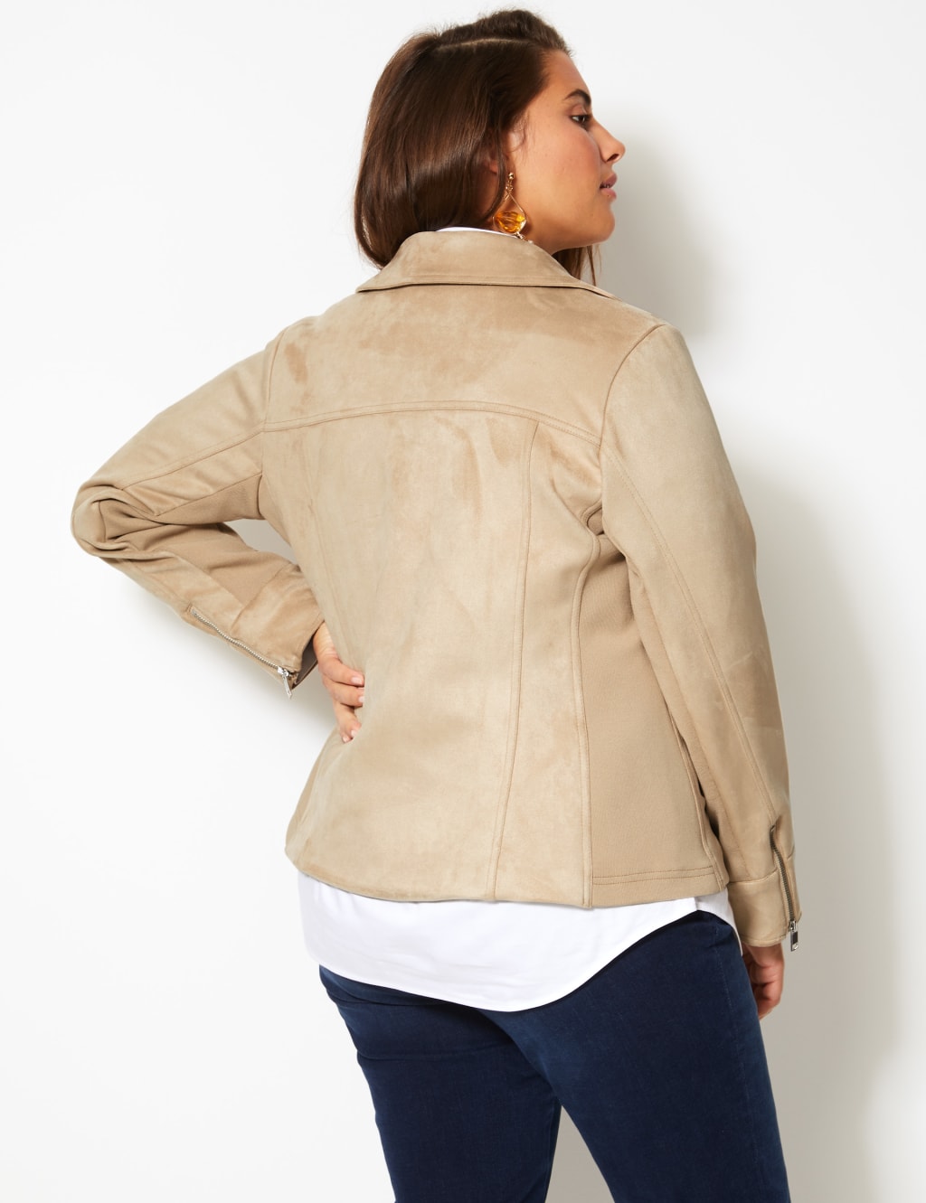 Marks and spencer curve leather jacket outlet