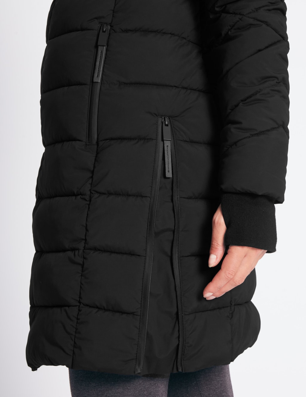 M and s padded jacket sale