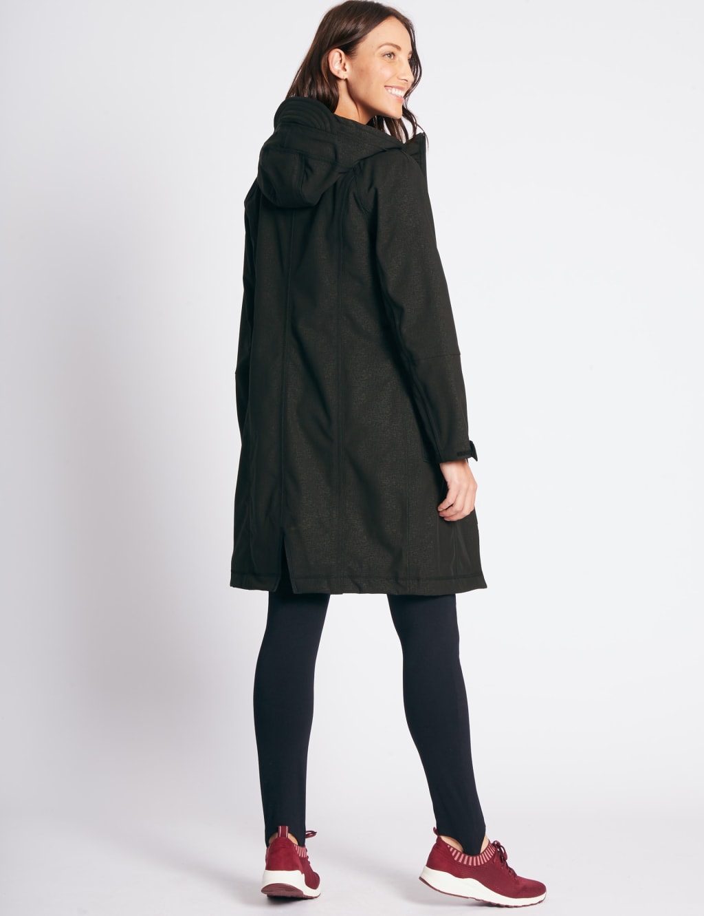 M&s collection funnel neck coat discount