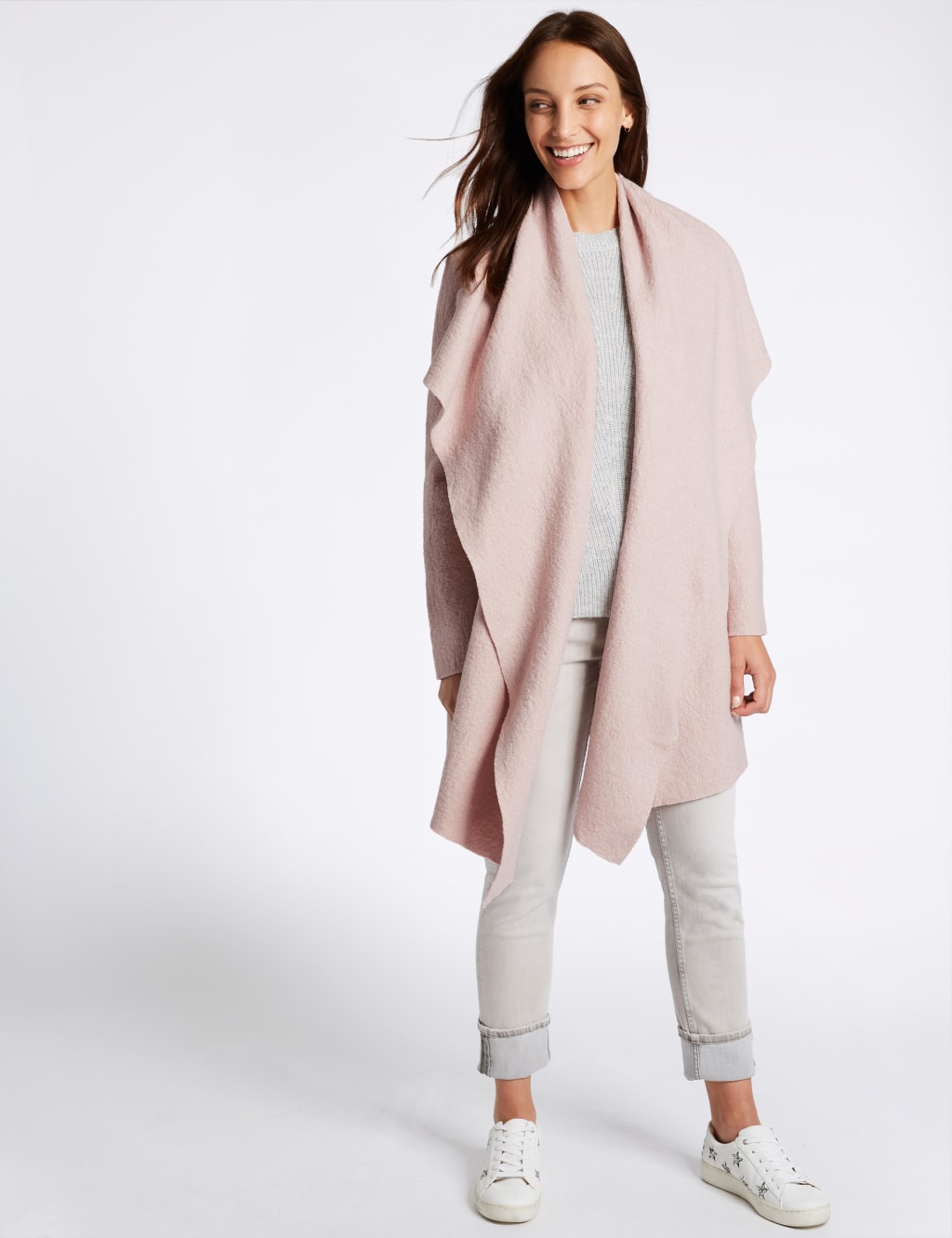 Wool waterfall coats hotsell