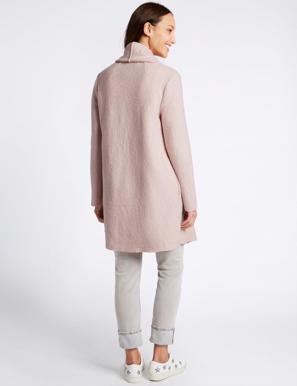 Wool waterfall jacket cheap
