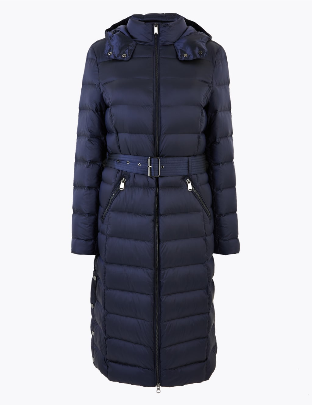 Feather & Down Belted Coat 2 of 7