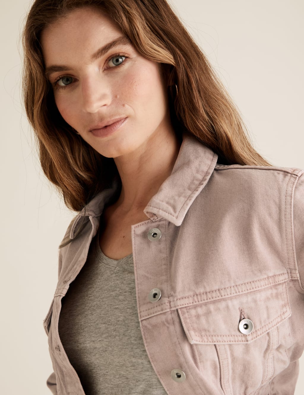 Petite Pure Cotton Denim Jacket M S Collection M S