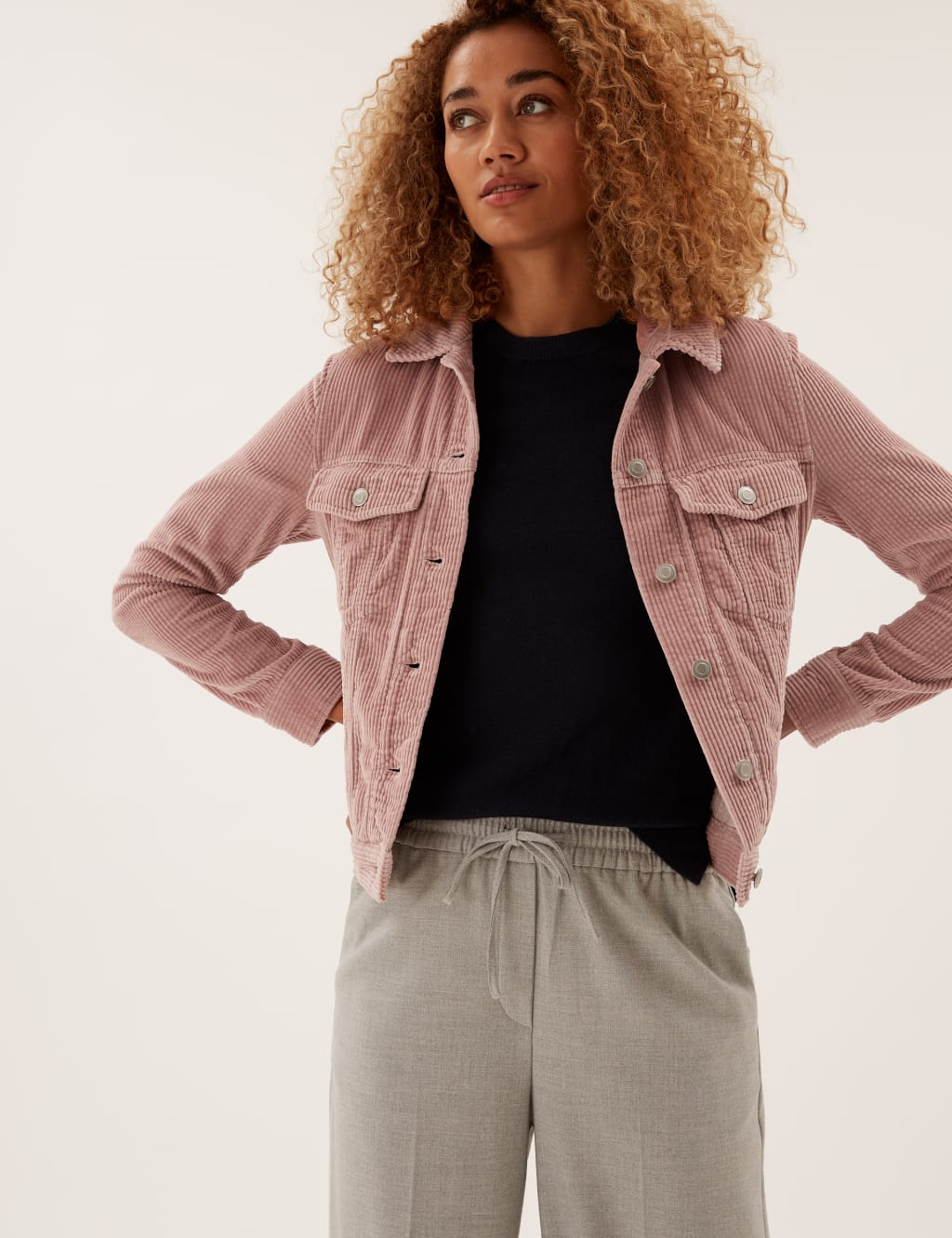 Cord Jacket M S Collection M S