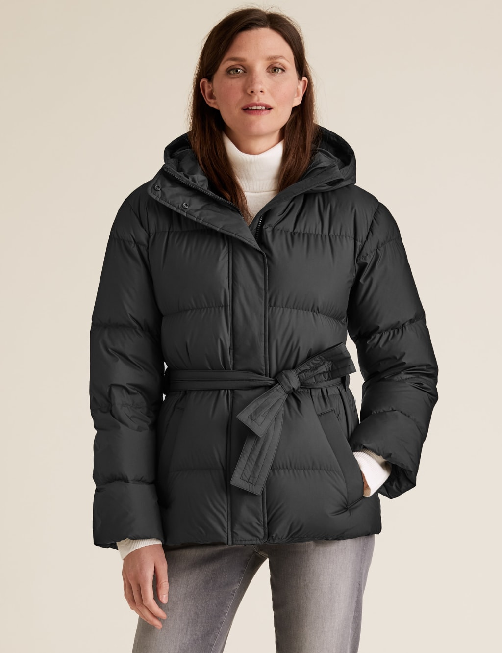 M&s padded duvet coat hot sale