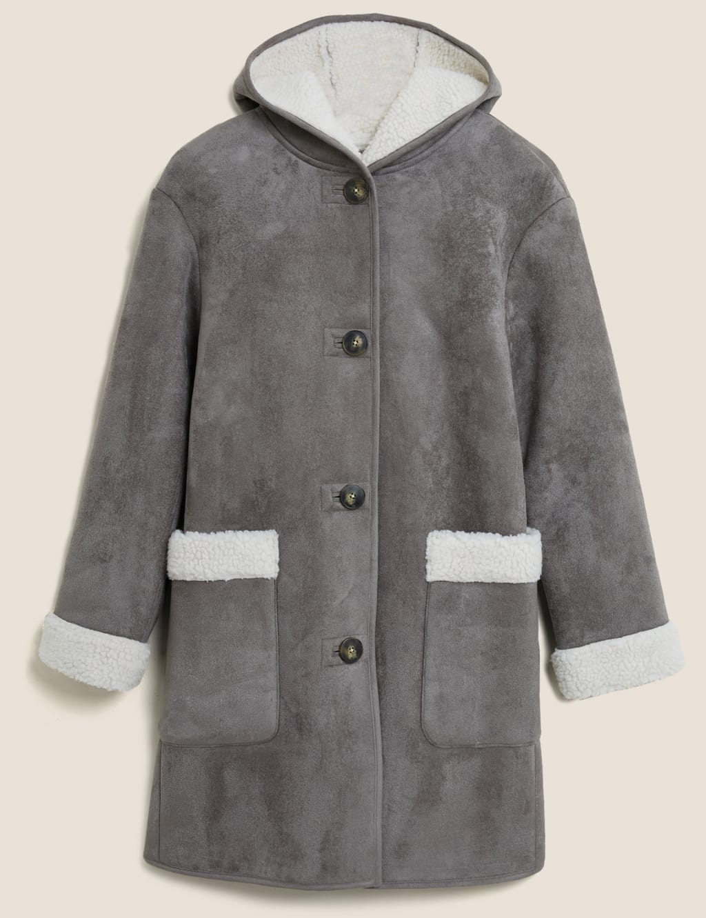 Faux Shearling Coat 2 of 5