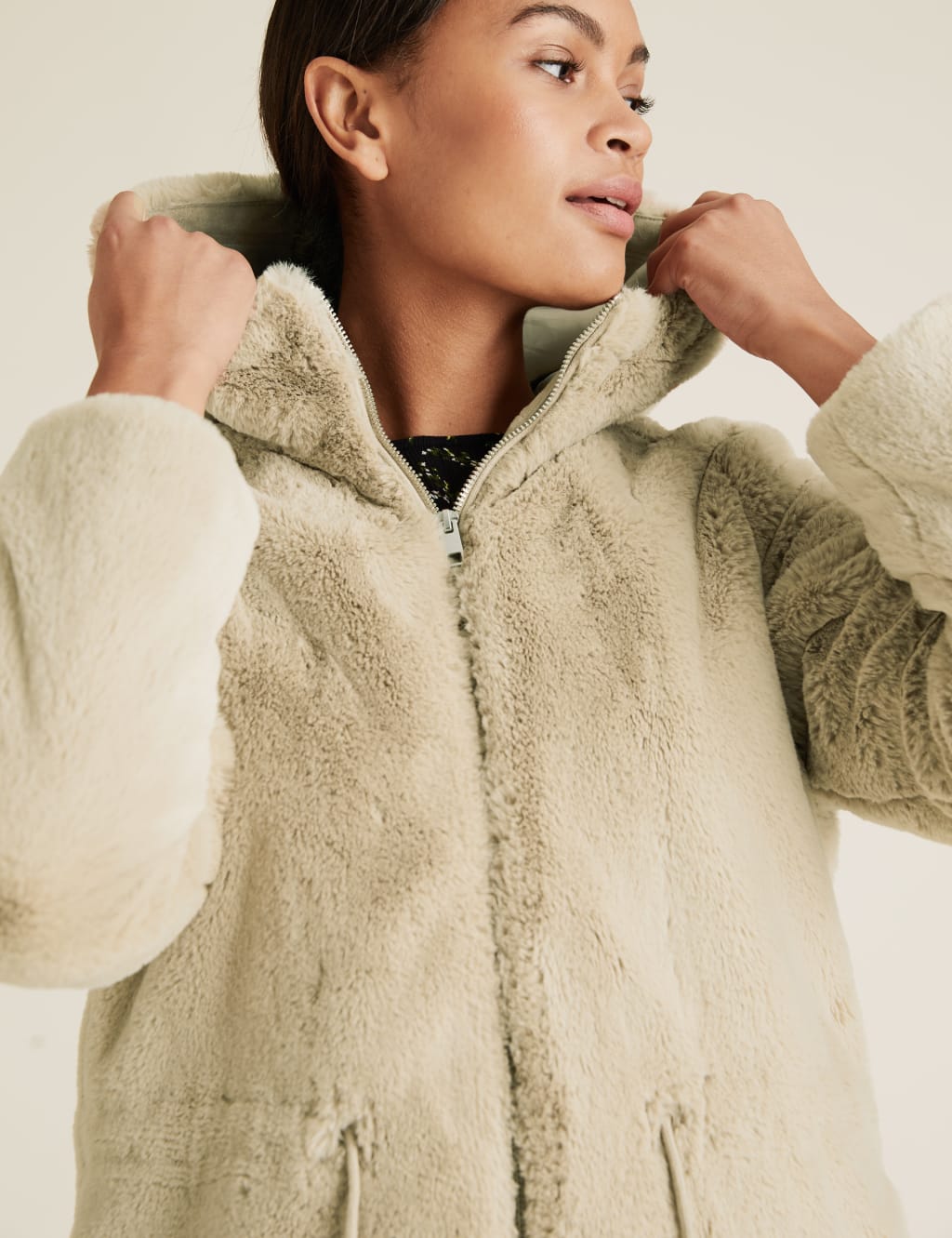 Marks and spencer ladies faux fur coats online
