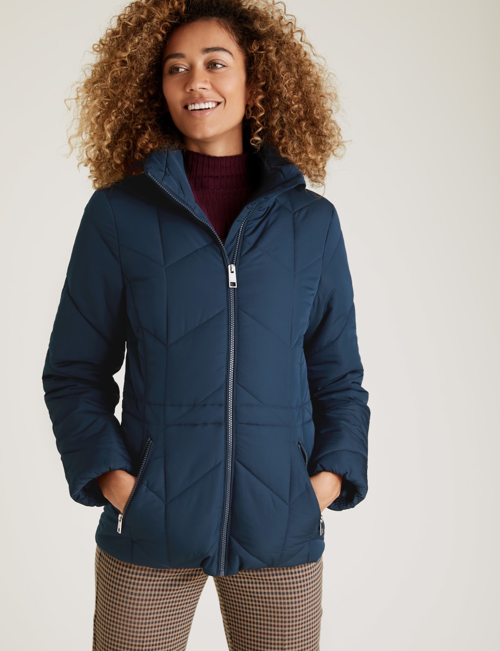 Marks and spencer ladies puffer jackets sales