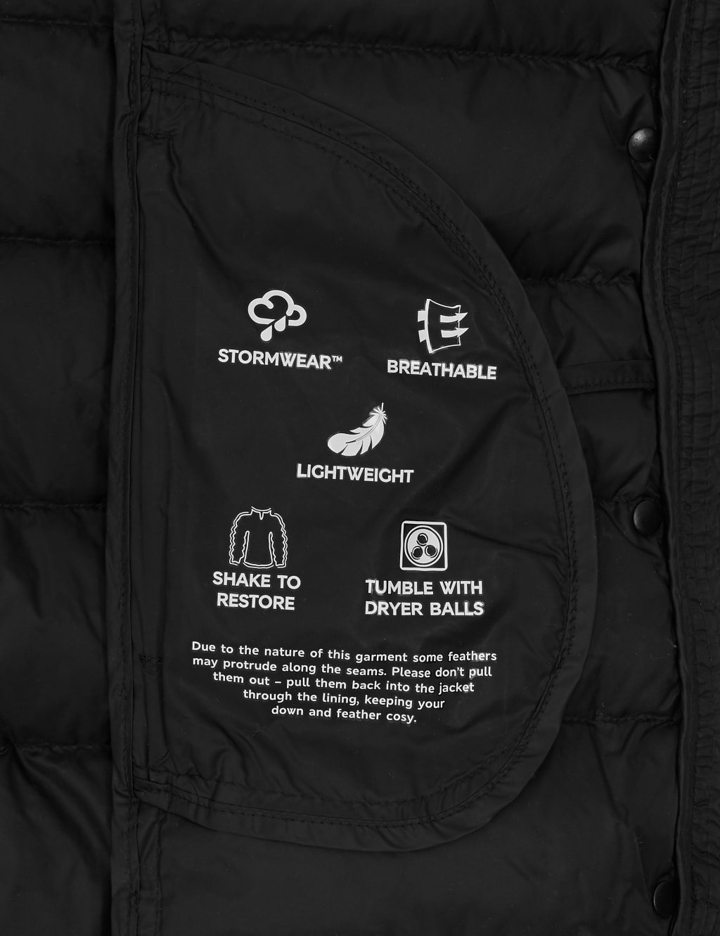 Feather & Down Hooded Short Puffer Jacket 6 of 7
