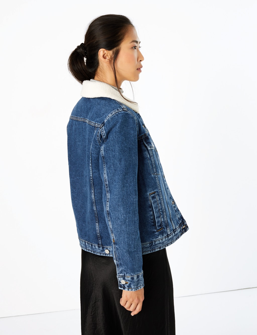 Denim Borg Lined Jacket 5 of 5